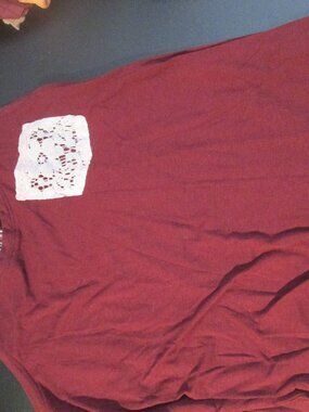 Juniors size S maroon tank by "Go Wild" GUC